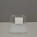 32-Grid Diamond Painting Storage Container, Transparent Square Diamond Art Storage Case, Suitable for Beads, Crafts, Nail Art, DIY