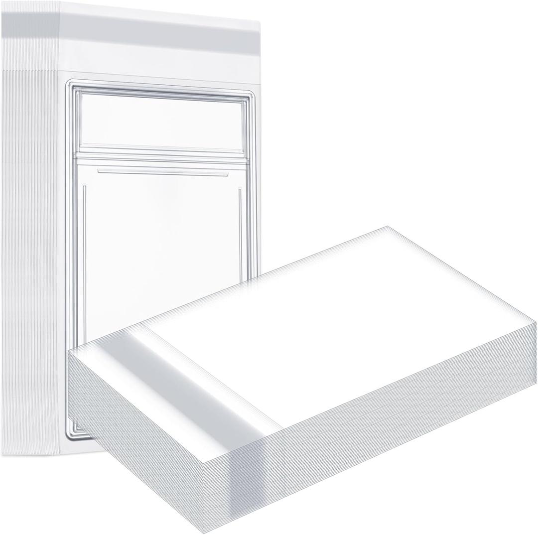 Marspark 300 Pcs Graded Card Sleeves Resealable Card Sleeves Universal Fit Protective Slab Bags Compatible with SGC and More Soft Polypropylene Prevents Scratches,Scrapes Etc