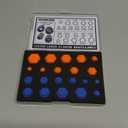 GIMYUAN 21PCS Magnetic Socket Inserts for SAE Metric 5/ 16 to 7/ 8 Inch, 8mm to 19mm Universal Sockets, Inserts with Magnet, Separate Type