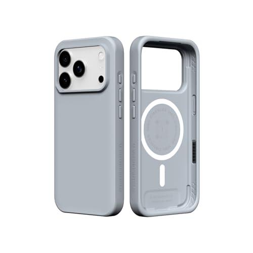 RhinoShield Phone Case Compatible with MagSafe for iPhone 17 Pro | SolidX - Reinforced Shock-Absorbing Protection, Minimal and Slim Design with Military Grade Drop Protection - Ash Grey