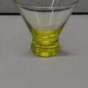 ColoVie Martini Glasses Set of 6 - Cocktail Glasses - 8oz Stemless Margarita, Bar, Dessert Glass - Colored Liquor Drinking Glassware - Cosmo, Manhattan, Espresso Martini - Cocktail Party Gift for Her