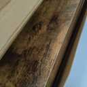 Floating Shelves for Wall Decor, Rustic Solid Elm Wood Live Edge Floating Shelves Wall Mounted, Wall Shelves with Invisible Bracket for Living Room Bathroom Bedroom Kitchen, 24 Inch Set of 2, Walnut, Live Edge, 24inch, 2Packs