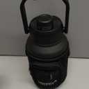 WATERSY 1 Gallon Water Bottle Insulated(Cold for 48 Hrs),BPA Free&Leak Proof,128oz Stainless Steel Water Jug with Handle for Gym,Hiking,Camping&Travel,Black Large Thermo