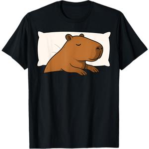 Capybara Favorite Sleepshirt Sleeping Pajamas Boys Girls Kid T-Shirt S