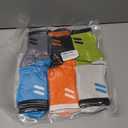 Sandsuced 6 Pairs Kids Boys Socks Athletic Basketball Sport Youth Crew Cotton Soft Breathable Socks for Outdoor (9-15 Years, Oblique Stripes)