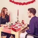 2 x YQUQWN 50Pcs Galentine's Gang Heart Paper Napkins 5x5 in Valentines Day Party Valentines Disposable Napkins Suitable for Family Dinners kitchens Galentine's Gang Anniversary Parties and Decorations