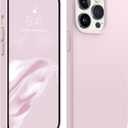 AOTESIER Magnetic for iPhone 13 Pro Max Phone Case, [Compatible with MagSafe][Military Shockproof Protection] Silicone Case with Soft Anti-Scratch Microfiber Lining, 6.7 inch, Ice Pink
