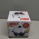 Dash Rapid Egg Cooker - Boiler, Poacher & Steamer - Includes Measuring & Recipe Guide - Dishwasher Safe - BPA Free - Holds 7 Eggs, Black