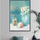 24x36 Assembled Canvas Frame for 0.6"-0.9" Deep Stretched Canvas, 0.75" Depth Floating Frame, Black(1PC, Aluminum)