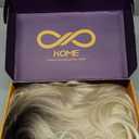 Blonde Synthetic Lace Front Wig,136 Body Wave HD Glue less Wigs for Women Natural Daily Use 28IN 