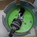4-1/4" Carbide Tipped Hole Saw for 4 Inch Recessed Lights and Dryer Vent, 4.25 Inch Hole Saws Cutting Hardwood, Drywall, Plaster, Ceiling Sheetrock, Fiberglass, 5X Faster, Green