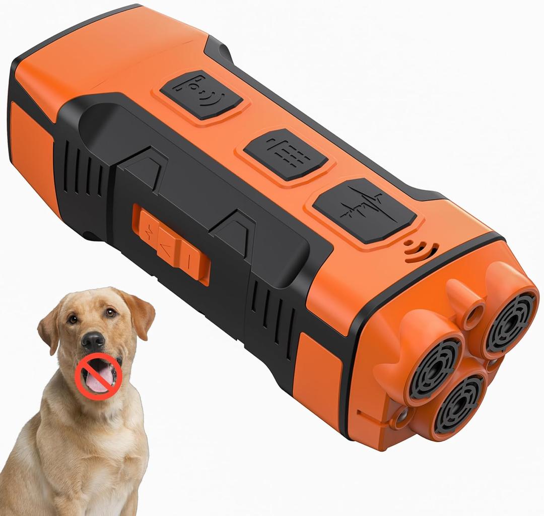 5 in 1 Sonic Bark Deterrents, Dog Training, 3 Modes 50 FT Range, Indoors Outdoors Behavior Correct Safe & Humane Rechargeable Compact Bark Control Shock All Categories Dogs, deterrents