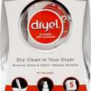 dryel At-Home Dry Cleaner Kit, New and Improved Formula with Rapid Refresh Technology, Gentle Laundry Care for Special Fabrics and Dry-Clean-Only Clothes, 5 Loads