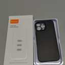 Compatible with iPhone 13 Pro Slim Case,Paper-Thin Matte Finish Skin Back Case [Anti-Fingerprints& Non Yellowing] Ultra Protective Cover with Camera Protection for Men 6.1 Inch (Black