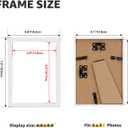 Giftgarden 5x7 Picture Frame Set of 18, Lightweight 5 by 7 Frames Bulk for Gallery Wall Photo Hanging and Tabletop Display, White