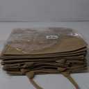 Shappy 10 Pack Burlap Tote Bag Set, Reusable Blank Jute Burlap Grocery Bag with Handle for Bridesmaid Gift Shopping DIY