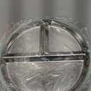 Stainless Steel Toddler Plate with Suction 2Pack, 9 Divided Kids Plates with Silicone Suction for Baby Self Feeding, Non Toxic Non Slip Unbreakable Snack Dishes Dinnerware Set, Blue & Sage