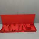Alkiuyfv XMAS Empty Gift Box, Cardboard Letter Fillable Empty to Fill Christmas Gifts, Sweets Packaging Decorative, Red