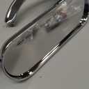 Chrome 8mm 10mm Motorcycle Oval Rearview Mirrors Compatible with Harley Road King Road Glide Softail Dyna Softail Sportster Touring Kawasaki Suzuki Chopper