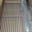 Stainless Steel Grill Grates with 66032 Flavorizer Bars for Weber Genesis II Grill Parts GS4,66095 Cooking Grates 66795 Heat Deflector Replacement Parts for Weber Genesis ii E-310 E-315 S-335