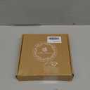 0.5 oz Screw Top Aluminum Tin Jar with Screw Lid and Blank Labels (Gold - Pack of 32)