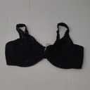 Glamorise Women's Plus Size Wonderwire Front-Closure Bra Underwire Black 42D