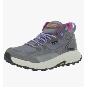 New Balance Women's Fresh Foam X Hierro V1 Mid-Cut Trail Running Shoe Color: Steel/Castlerock/Magenta, Size 8