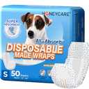 HONEY CARE All-Absorb A26 Male Dog Wrap, Only 30 Count, Small