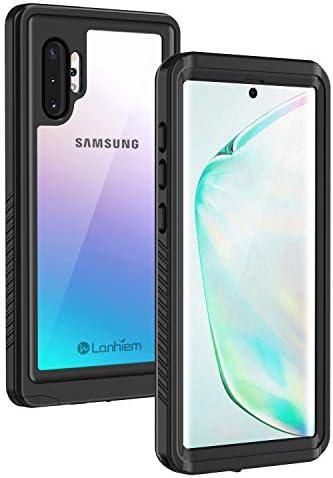 Lanhiem Galaxy Note 10 Case, Built-in Screen Protector Compatible with Fingerprint ID, IP68 Waterproof Dustproof Shockproof Full Body Sealed Underwater Protective Cover for Samsung Galaxy Note 10