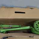 Green Mini 3 Wheel Scooter for Kids Lean-to-Steer with LED Light-Up Wheels, Adjustable Handlebar, Wide Anti-Slip Deck, Smooth PU Wheels, Rear Foot Brake Toddler Scooter for Ages 2+