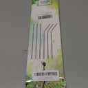 for Stanley Quencher 40oz Tumbler 6x Metal Stainless Steel Straws, 12inch Replacement Extra Long/Tall Straws for Stanley Cup 40oz Drinking Reusable Accessories (3x Straight & 3x Bent)