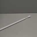 TYRON 1Pcs Spring Tension Curtain Rod 28 to 40 Inch, White, Adjustable Small Tension Rods, Window Curtain Rod No Drilling