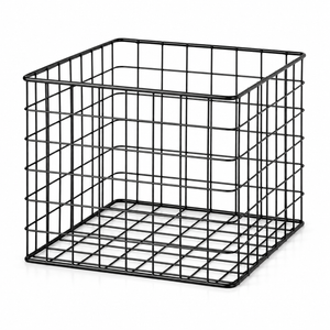 Black Metal Storage Organizer