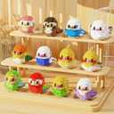 Cute Mini Parrot Micro Blocks Building Blocks, 12 PC Small Bird Series Mini Bricks Animal Toy, Unique Animal Model Present for 14+ Kids or Adults