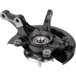 Front Steering Knuckle & Wheel Bearing Hub Assembly Compatible with Honda CR-V CRV 2007 2008 2009 2.4L, Right Passenger Side Replaces # 45255STKA00,44600SJKJ00