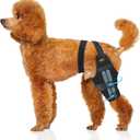 Adjustable Dog ACL Knee Brace  Rear Leg Support for Cruciate Ligament Recovery, Arthritis & Joint Pain Relief (Right,M)