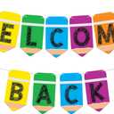 KatchOn, Welcome Back Banner for Classroom Decorations - Large, 10 Feet, No DIY | Back to School Backdrop for First Day of School Decorations | Back to School Decorations | Classroom Decor (Multicolor)