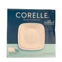 Corelle Studio PURE WHITE 16 Pcs SQUARE Dinnerware & Mugs Dish Set Vitrelle