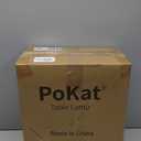 PoKat 23" Modern Ceramic Table Lamp Set of 2 for Living Room White Desk Lamps for Bedroom Farmhouse Bedside Nightstand Bedside Lamp End Table Lamps Beige