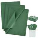 BEISHIDA 100 Sheets Forest Green Tissue Paper Bulk, Wrapping Tissue Paper for Gift Bags, 14 x 20 Inch Gift Wrap for Birthday Wedding Graduation DIY Crafts Holiday Flowers