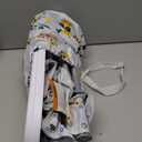 Portable Baby Booster Seat with Tray, Toddler Booster seat for Dining, Camping, Travel, Baby Beach Chair 6 Months to 3 Years Old Indoor Outdoor Use CH2407 (White)