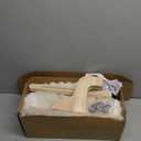 Zakkart SnugCloud Cat Window Perch with 4-Sided Bolster - Large Cat Hammock for Window Sill - Solid Hardwood & Metal Frame - Window Seat for Pets (Natural Color Wood w/White Bed, Large) (Large (25"x15"))