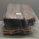 Dog Car Seat for Small Dog with Washable Mat, Memory Foam Booster Seat for Dogs Under 30lb, Elevated Pet Seat with Pockets, Anti-Slip Bed for Car, Perfect for Front & Back Seats with Safety Leash (Medium, Black/Brown)