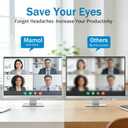 2 Pack 21.5 Inch Computer Screen Protector Film, Anti Glare & Blue Light Blocker with Transparent Filter Shield for Eye Protection, Compatible with 16:9 Widescreen Monitors from Dell, HP, LG, and More