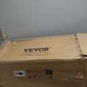 VEVOR Utility Cart, 3-Tier Plastic Service Cart with 550LBS Capacity, 360 Swivel Casters (Including 2 Locking Wheels), Medium Lipped Shelves, Ergonomic Handle, for Garage, Warehouse, Cleaning Tasks