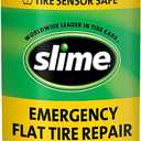 Slime 10011 Flat Tire Puncture Repair Sealant, Emergency Repair for Highway Vehicles, Suitable for Cars/Trailers, Non-Toxic, Eco-Friendly, 16 oz Bottle
