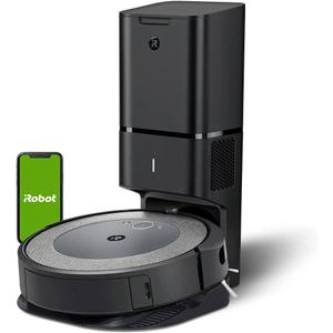 iRobot Roomba i3+ EVO (3550) Self-Emptying Robot Vacuum  Now Clean by Room with Smart Mapping, Empties Itself for Up to 60 Days, Works with Alexa, Ideal for Pet Hair, Carpets, Roomba i3+