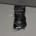 ALXNAN Clip in Hair Extension,Long Wavy Hair Extensions 20 Inch Black 4PCS Thick Hairpieces for Women