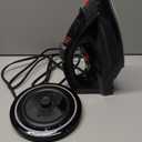 Cordless Iron for Clothes, 1500W Steam Iron with Non-Stick Ceramic Soleplate, Auto Shut Off, Self-Clean, Burst of Steam, Anti-calc, 3 Temperature Settings, 11.84oz Water Tank, Black