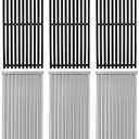 BQMAX 17" Cooking Grate & Grill Emitter Replacement Parts for Charbroil TRU Infrared 3 Burner Grill 463355220 463342420 463342620 463242515 463242516 463243016 for Charbroil Grill Replacement Parts